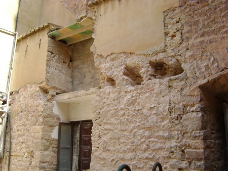 ESTADO ORIGINAL  PARED DE CARGA MONASTERIO